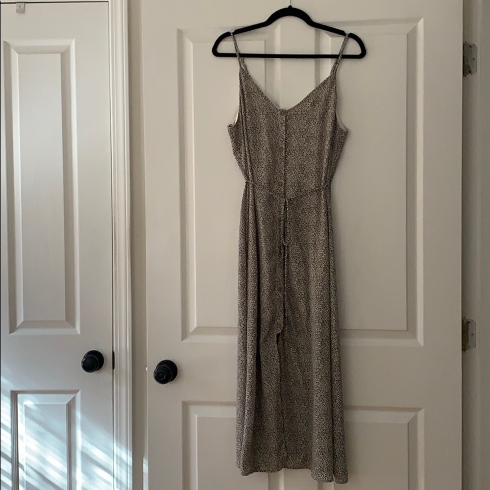 Mid length button up dress